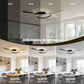 YANSUN 31.5 in. 3-Light Cluster Matte Black Integrated LED Butterfly Flush Mount Ceiling Light Dimmable 3000K-6000K for Bedroom