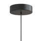 YANSUN 3-Light LED Sputnik Chandelier 23.6 in. Matte Black Modern Chandelier with Silicone Diffusers 3000K Dimmable