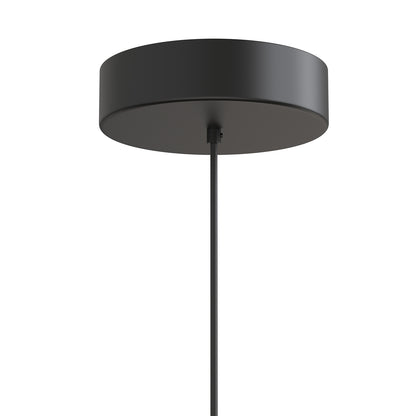 YANSUN 3-Light LED Sputnik Chandelier 23.6 in. Matte Black Modern Chandelier with Silicone Diffusers 3000K Dimmable