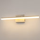 24 in. 24-Watt 1-Light Nickel Vanity Light Integrated LED Wall Sconce for Bathroom, Modern Matte Black Light Bar Over