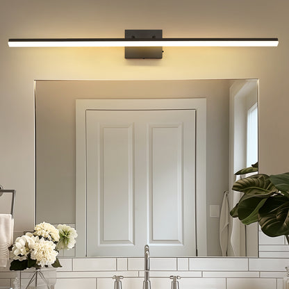 48 in 1-Light 24W Black Integrated LED Vanity Light, Bathroom Wall Sconce, Modern Light Bar for Mirror and Makeup
