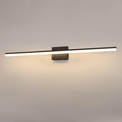 48 in 1-Light 24W Black Integrated LED Vanity Light, Bathroom Wall Sconce, Modern Light Bar for Mirror and Makeup