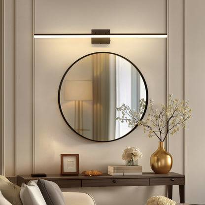 48 in 1-Light 24W Black Integrated LED Vanity Light, Bathroom Wall Sconce, Modern Light Bar for Mirror and Makeup