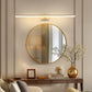 24-Watt 1-Light Nickel Integrated LED Vanity Light, 48 in. Modern Bathroom Wall Sconce, Adjustable Light Bar for Mirror