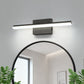 YANSUN 18 in LED Vanity Light with Integrated LED, Black Matte Finish, 3CCT Dimmable, 110V
