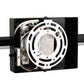YANSUN 18 in LED Vanity Light with Integrated LED, Black Matte Finish, 3CCT Dimmable, 110V