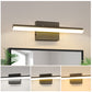 YANSUN 18 in LED Vanity Light with Integrated LED, Black Matte Finish, 3CCT Dimmable, 110V