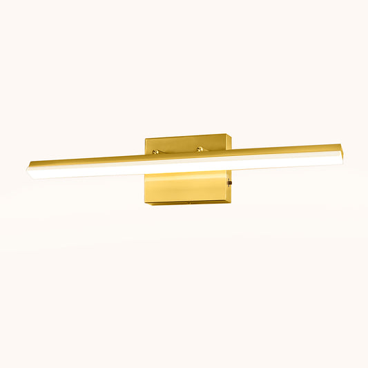 YANSUN 24in LED Vanity Light with Integrated LED, Dimmable 3CCT (3000K-5000K), Copper Finish, Metal + Acrylic