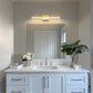 YANSUN 24in LED Vanity Light with Integrated LED, Dimmable 3CCT (3000K-5000K), Copper Finish, Metal + Acrylic
