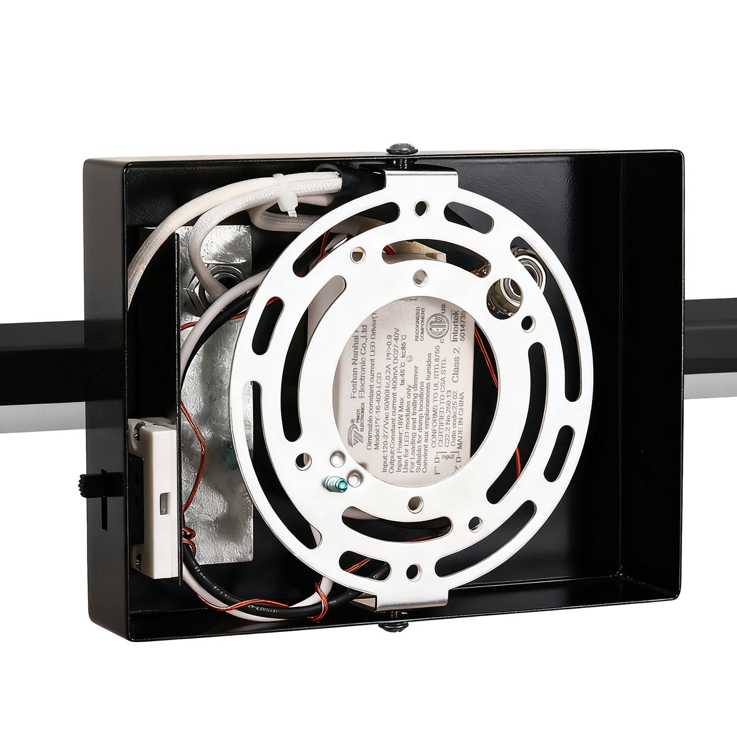 YANSUN 31.5 in LED Vanity Light with Integrated LED, Black Matte Finish, 3CCT Dimmable, 110V