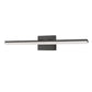 YANSUN LED Linear Vanity Light 31.5in Black Powder-Coated Metal 3CCT Dimmable