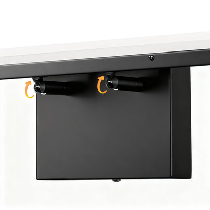YANSUN 40 in LED Vanity Light with Integrated LED, Black Matte Finish, 3CCT Dimmable, 110V