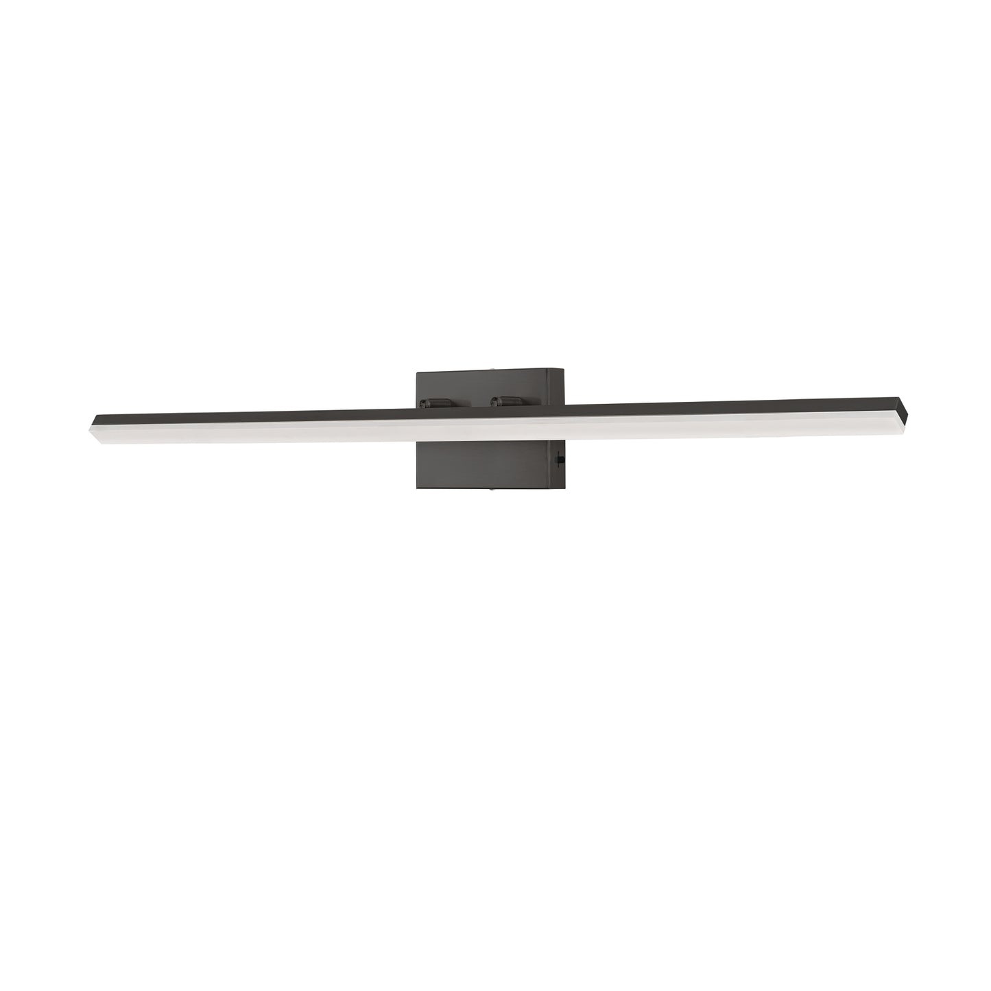 YANSUN 40 in LED Vanity Light with Integrated LED, Black Matte Finish, 3CCT Dimmable, 110V