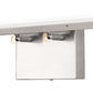 YANSUN 40 in LED Vanity Light with Brushed Nickel Finish, Integrated LED, Dimmable and 3CCT, 120V