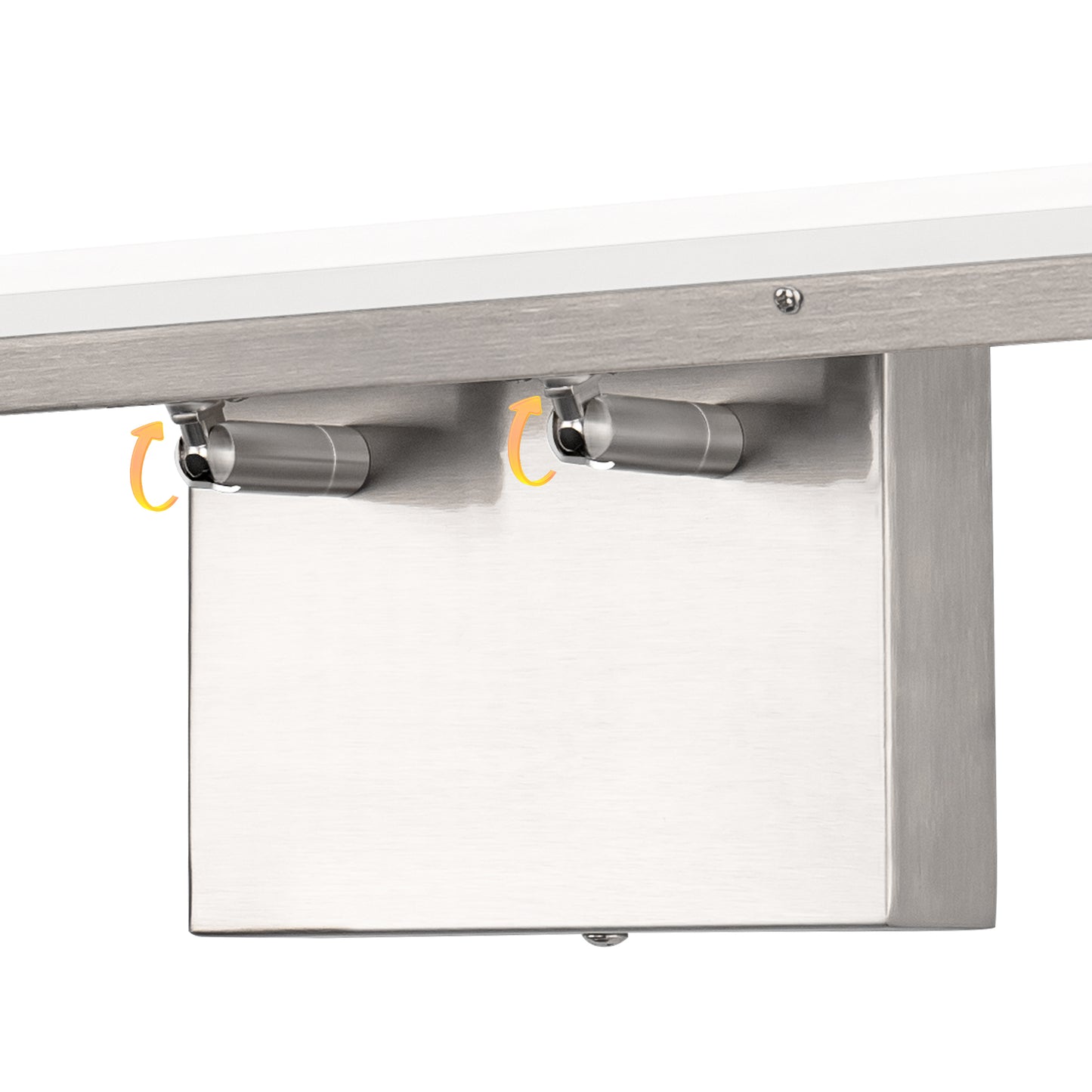 YANSUN 40 in LED Vanity Light with Brushed Nickel Finish, Integrated LED, Dimmable and 3CCT, 120V
