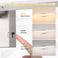 YANSUN 40 in LED Vanity Light with Brushed Nickel Finish, Integrated LED, Dimmable and 3CCT, 120V