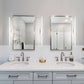 YANSUN 40 in LED Vanity Light with Brushed Nickel Finish, Integrated LED, Dimmable and 3CCT, 120V