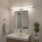 YANSUN 40 in LED Vanity Light with Brushed Nickel Finish, Integrated LED, Dimmable and 3CCT, 120V