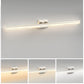 YANSUN 48 in Modern LED Vanity Light with Cloud Frost Acrylic Diffuser, Sand Nickel Finish, Integrated LED, 3CCT Dimmable
