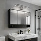 YANSUN 23.6-Inch Vanity Mirror Light with Center Cut-Out Design, Adjustable Color Temperature, Integrated LED, Sand Black Finish