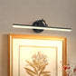 YANSUN 23.6-Inch Vanity Mirror Light with Adjustable Color Temperature, Integrated LED, Matte Black Finish, Extendable Design