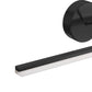 YANSUN 23.6-Inch Vanity Mirror Light with Adjustable Color Temperature, Integrated LED, Matte Black Finish, Extendable Design