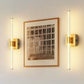 24 in. Gold 1-Light LED Wall Sconce Set, Wireless Rechargeable Vanity Light Bar for Bedroom and Bathroom