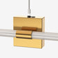 24 in. Gold 1-Light LED Wall Sconce Set, Wireless Rechargeable Vanity Light Bar for Bedroom and Bathroom