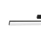 YANSUN Set of 2 Staggered Dual-Bar Wall Sconces, Linear Indoor Wall Light in Matte Black