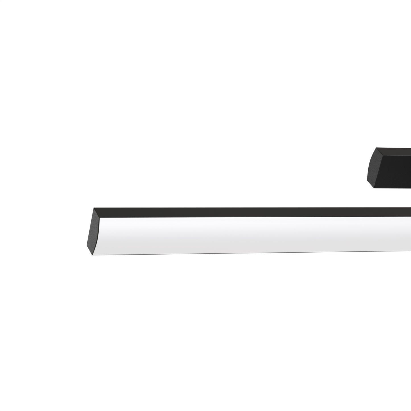 YANSUN Set of 2 Staggered Dual-Bar Wall Sconces, Linear Indoor Wall Light in Matte Black