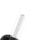 YANSUN Pair of Bubble Acrylic Cylinder Wall Lights, Modern Indoor Sconce in Matte Black (21.7in)