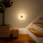 YANSUN 2-Pack 0.6W Plug-In Motion Sensor Night Light, White, 3000K LED, Non-Dimmable