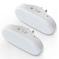 YANSUN 1W Light Sensor/Dusk to Dawn Integrated LED Night Light, Adjustable Blue Glow, White, Plug-in, 2-Pack