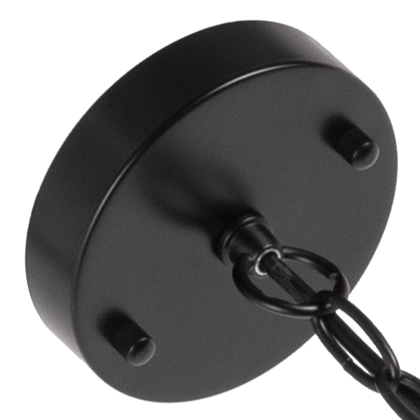 YANSUN 3-Light Matte Black Pendant Light Fixture-Industrial E12 Socket Hanging Chandelier for Dining Room, Kitchen Island