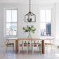 YANSUN 3-Light Matte Black Pendant Light Fixture-Industrial E12 Socket Hanging Chandelier for Dining Room, Kitchen Island