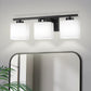 YANSUN 5.5 in. Milky White Square Glass Lamp Shade, Frosted Accessory Cover, Modern Glass Fixture Replacement for Ceiling or Wall Light