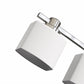 YANSUN 5-Light Vanity Mirror Light with Hand-Blown Opal Glass, Chrome Finish, 30.7-Inch Length, Traditional Elegance