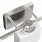 YANSUN 5-Light Vanity Mirror Light with Hand-Blown Opal Glass, Chrome Finish, 30.7-Inch Length, Traditional Elegance