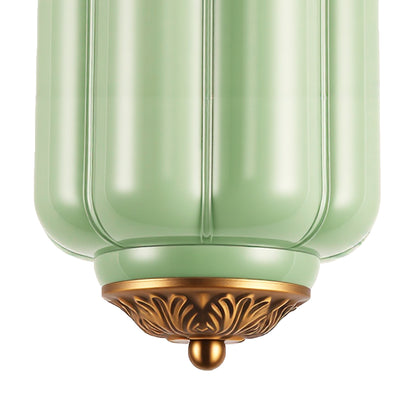 YANSUN Modern1-Light Wall Sconce, 6 in. Curved Arm Copper  E12 Base Metal and Glass Indoor Wall Light with Plum Glass Shade