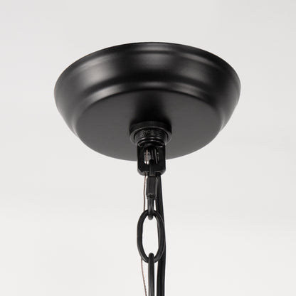 8-Light Black Farmhouse Chandelier with Candle Design for Dining Room, Kitchen Island, or Foyer