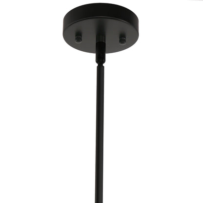 8-Light Black and Gold Modern Geometric Chandeliers, Industrial Adjustable Hanging Sputnik Pendant Light