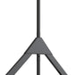 YANSUN 4-Light Geometric Square Chandelier, Matte Black Finish, 18.1-Inch Square Design, Industrial Modern Style
