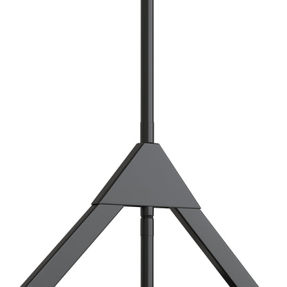 YANSUN 4-Light Geometric Square Chandelier, Matte Black Finish, 18.1-Inch Square Design, Industrial Modern Style
