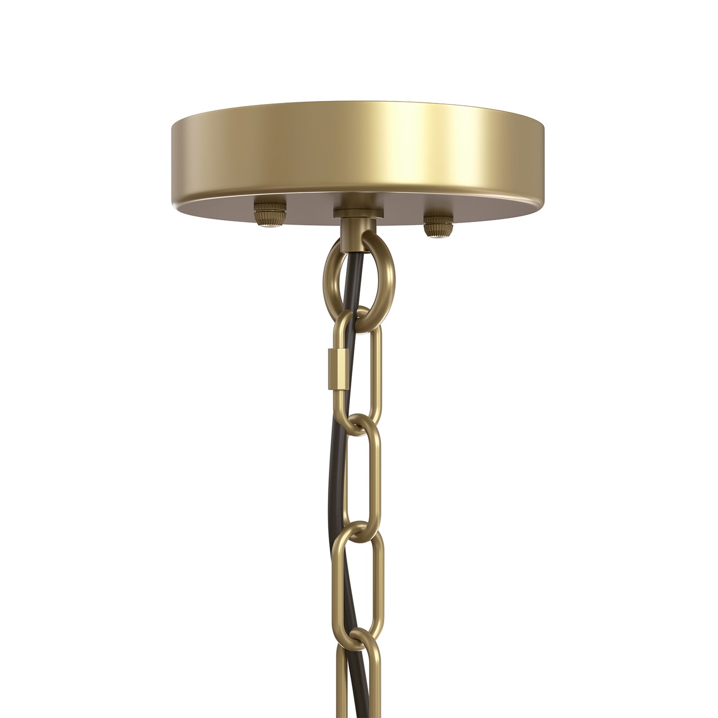 YANSUN 43.7 in. 8-Light Gold Candle Chandelier with Chain Hanging Traditional Metal E12 Candle Style Hanging Ceiling Light
