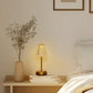 YANSUN 13 in. Modern I-Shaped Gold Metal Table Task and Reading Lamp with Integrated LED, Copper Finish, Ideal for Bedroom