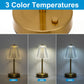 YANSUN 11 in. Modern I-Shaped Table Task and Reading Lamp with Integrated LED, Skirted Gold Copper Finish, Ideal for Bedroom