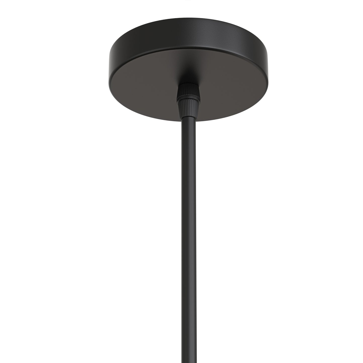 YANSUN Single-Light Pendant with Wood Accents & Perforated Metal Shade, Matte Black Finish, Industrial Rustic Design