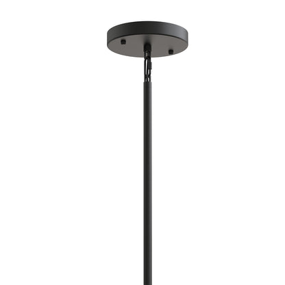 YANSUN 36 in. 36 Light Matte Black Wagon Wheel Chandelier with Crystal Shade and G4 LED Bulbs Included for Kitchen