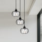 YANSUN 3-Light Black Island Pendant Light with Crystal Shades, Metal Frame, E26 Base, Modern Kitchen Lighting Fixture