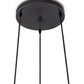 YANSUN 3-Light Black Island Pendant Light with Crystal Shades, Metal Frame, E26 Base, Modern Kitchen Lighting Fixture